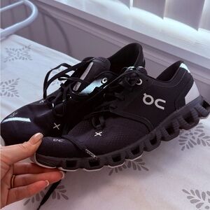 On Running Cloud X Black Athletic Shoes women size 9.5
